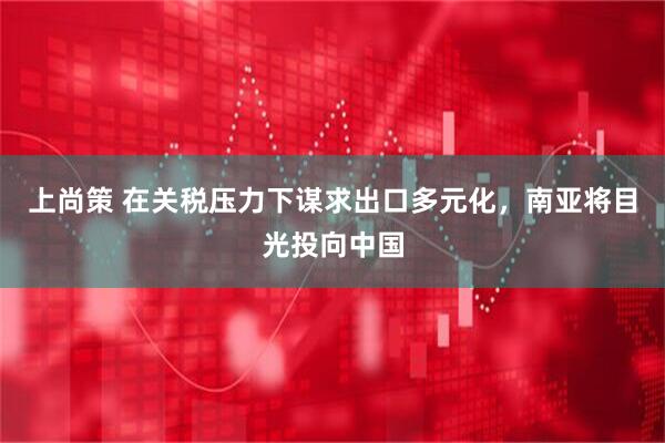 上尚策 在关税压力下谋求出口多元化，南亚将目光投向中国
