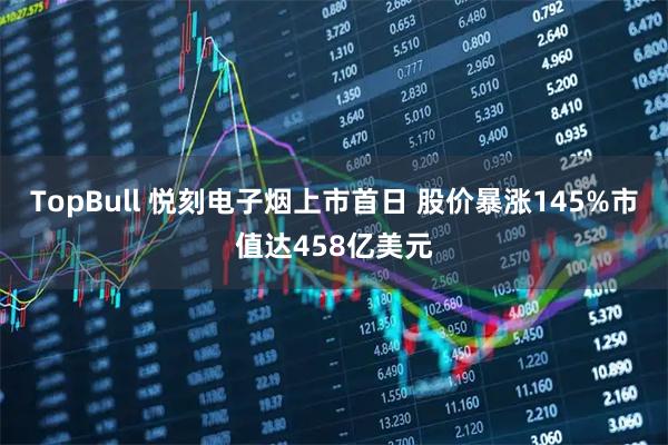TopBull 悦刻电子烟上市首日 股价暴涨145%市值达458亿美元