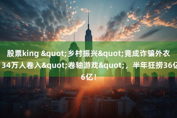 股票king "乡村振兴"竟成诈骗外衣？34万人卷入"卷轴游戏"，半年狂捞36亿！